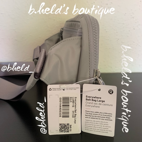 🆕 lululemon Everywhere Belt Bag *Large Version 2L Volume in Silver Drop New NWT - Picture 2 of 16